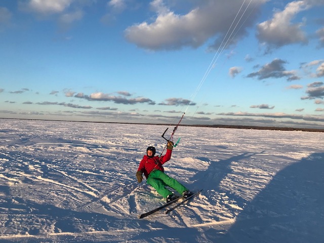 snowkiting minnesota