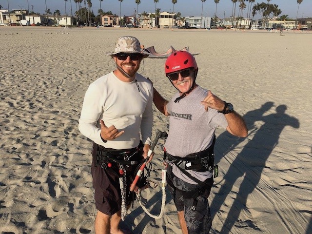 learn to kiteboard - kitesurfing Coaching