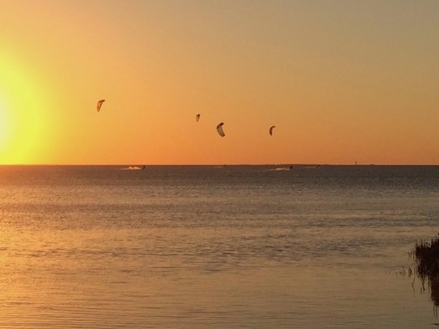 kitesurfing